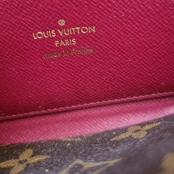 Louis Vuitton clemence wallet in fuchsia - Picture 3 of 9